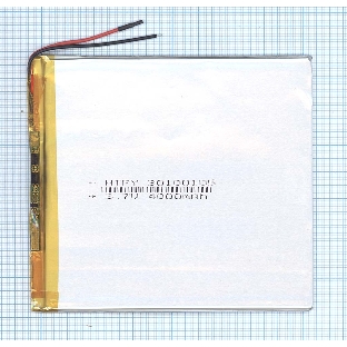 Аккумулятор Li-Pol (батарея) 3x100x105мм 2pin 3.7V/4000mAh