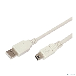 Кабель Rexant mini USB (male) штекер - USB-A (male) штекер, 3 м, серый (PE пакет), фото3