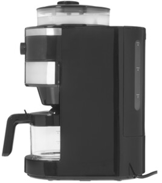 Кофеварка капельная Maunfeld MF-731BK черный, исп. кофе - зерновой/молотый, 0.83 л, 820 Вт.