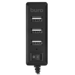 USB-концентратор Buro BU-HUB4-0.5L-U2.0, USB 2.0, USB 4 порта, USB, фото10