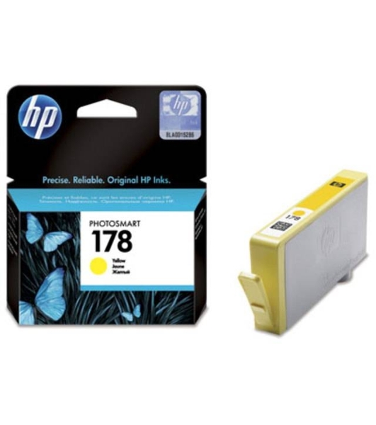 Картридж струйный HP №178 CB320HE желтый для HP C5383/C6383/B8553/D5463 (300 стр.)