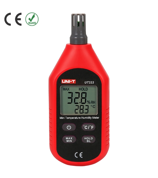 Измеритель температуры и влажности UT333, -10 ~ 60C, 0 ~ 100%