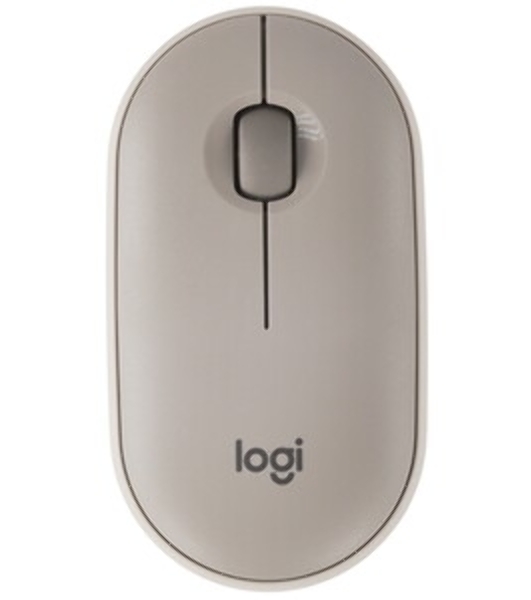 Мышь беспроводная Logitech Pebble M350 белый, 1000 dpi, радиоканал, Bluetooth, USB, кнопки - 3
