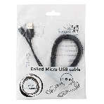 Кабель Cablexpert USB2.0 Pro, AM/microBM 5P, 1.8м, витой, черный, пакет (CC-mUSB2C-AMBM-6), фото3