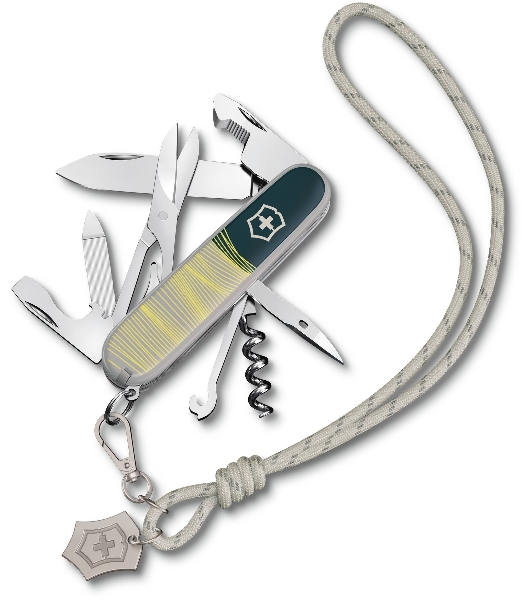 Нож перочинный Victorinox Companion New York Style (1.3909.E223) 91мм 16функц. зеленый с чехлом подар.коробка