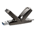 Флешка USB Netac US5 (NT03US5C-256G-32TA), 256Gb, USB 3.2/TypeC, R/W/ 550/500, черный, фото8