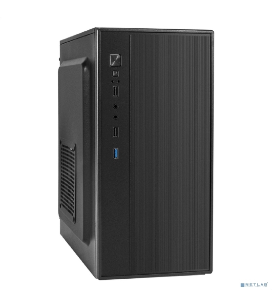Компьютерный корпус Minitower ExeGate BAA-408U (mATX, без БП, 2хUSB/1хUSB 3.0, HD Audio, черный)