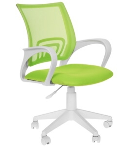 Кресло Бюрократ CH-W695NLT TW-03A TW-18 салатовый, сетка/ткань, 120 кг, механизм качания