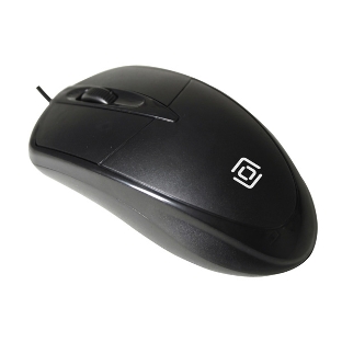 Мышь проводная Oklick 125M черный, 1200 dpi, USB, кнопки - 3