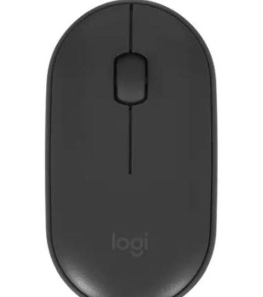 Мышь беспроводная Logitech Pebble M350 графитовый, 1000 dpi, радиоканал, Bluetooth, USB, кнопки - 3