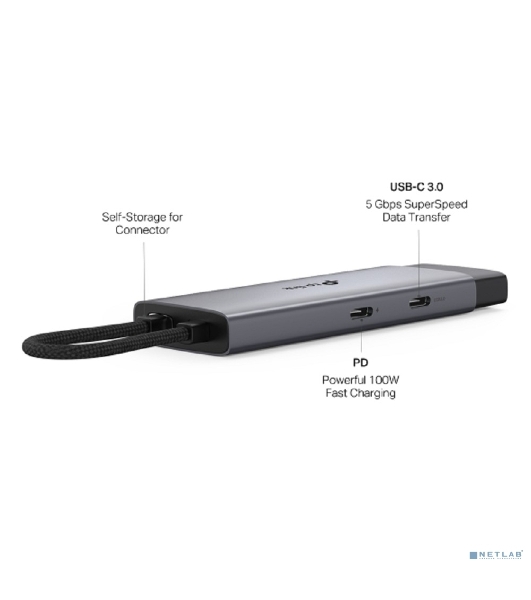 Разветвитель USB-C TP-Link UH5020C 2порт. серый