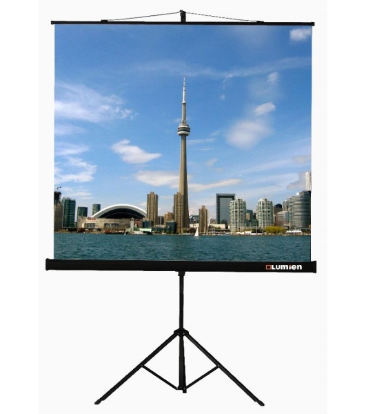 Экран на треноге Lumien 150x150 см Eco View LEV-100101 1:1 напольный рулонный