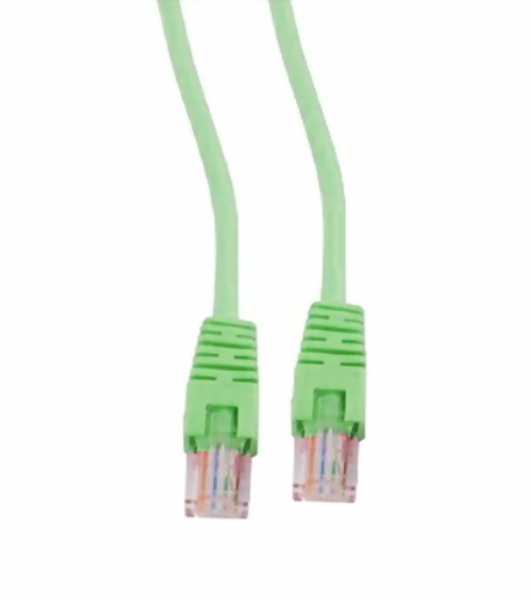 Патч-корд UTP Cablexpert cat.5e, 5м, литой, многожильный зеленый