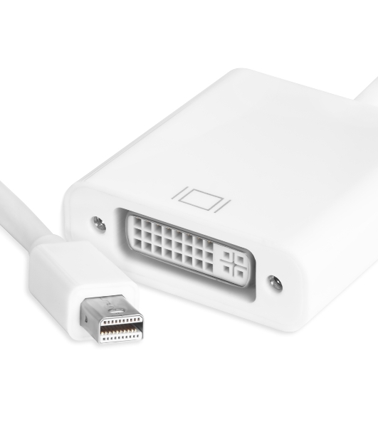 Адаптер-переходник Greenconnect Apple mini DisplayPort 20M > DVI 24+5F (GCR-MDP2DVI)