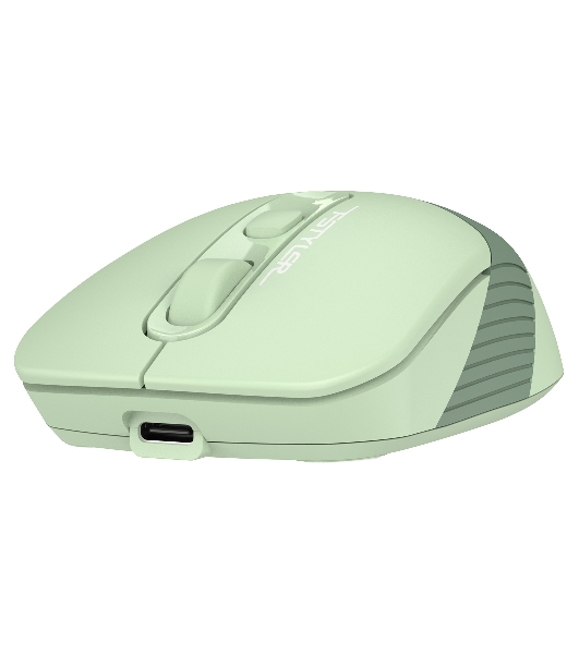 Мышь беспроводная A4Tech Fstyler FB10C зеленый, 2000 dpi, радиоканал, Bluetooth, USB, кнопки - 4