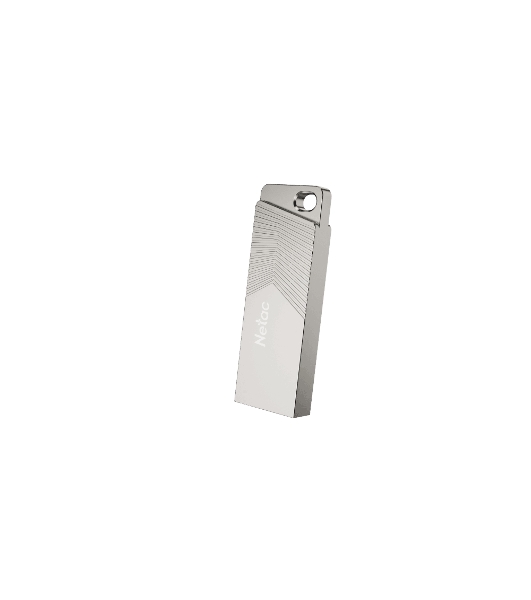 Флешка USB Netac UM1 (NT03UM1N-064G-32PN), 64Gb, USB 3.2, R/W 150/45, серебристый