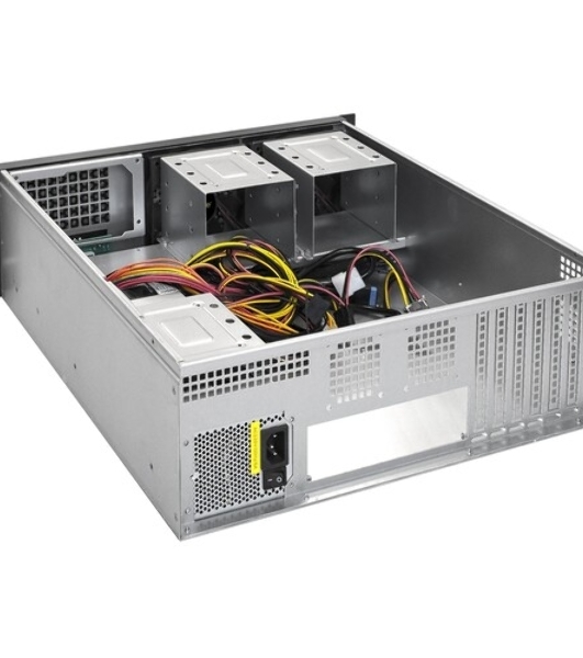 Серверный корпус ExeGate Pro EX293899RUS 3U450-09 (RM 19', высота 3U, глубина 450, БП 2U-400ADS, USB)