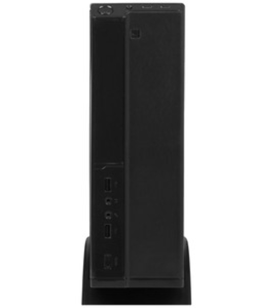 Компьютерный корпус ExeGate EX268691RUS Компьютерный корпус MiniITX ExeGate MI-207 Black, miniITX/mATX, (M450, 80мм), 2хUSB, Audio