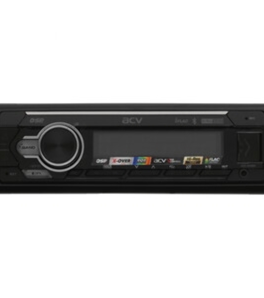 Автомагнитола ACV ADX-905BM, 1 DIN, Bluetooth, USB Type-A, AUX, пульт ДУ