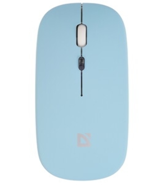 Мышь беспроводная Defender Coda MB-261 голубой, 1600 dpi, радиоканал, Bluetooth, USB, кнопки - 4