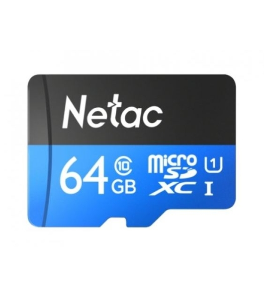 Флеш карта microSDHC 64Gb Netac P500 NT02P500STN-064G-S (без SD адаптера) 80Mb/s