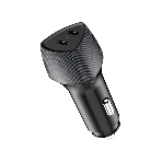 Автомобильное зарядное устройство с двумя портами Rexant (USB-C PD + USB-C PD) со световой индикацией, 40Вт, черное, фото 1