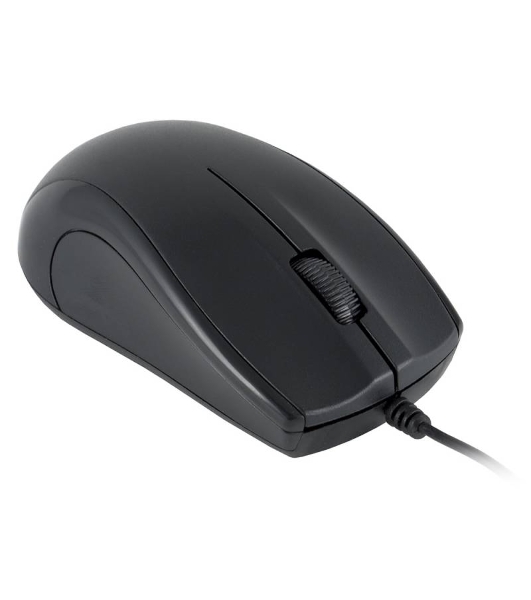 Мышь проводная Oklick 185M черный, 1200 dpi, USB, кнопки - 3