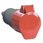 Розетка кабельная 32А 380В 3P+PЕ ССИ-224 IP44 IEK PSR22-032-4, фото 1