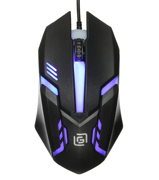 Мышь проводная Oklick 396M INSOMNIA черный, 1000 dpi, USB, кнопки - 3