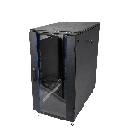 Шкаф телекоммуникационный напольный 18U (600x800) дверь стекло, черный (ШТК-М-18.6.8-1ААА-9005), фото3