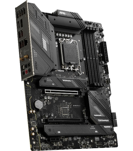 Материнская плата MSI MAG B760 TOMAHAWK WIFI, LGA 1700, Intel B760, 4xDDR5, 4xSATA, 3xM.2, 1xPCI-E 3.0 x4, 1xPCI-E 5.0 x16, 1xHDMI, 1xDP, 1xUSB Type-C, 1x2.5Gb LAN, 4xUSB-A 2.0, 4xUSB-A 3.2 Gen 2, 5x3.5 мм, 7.1, Standard-ATX