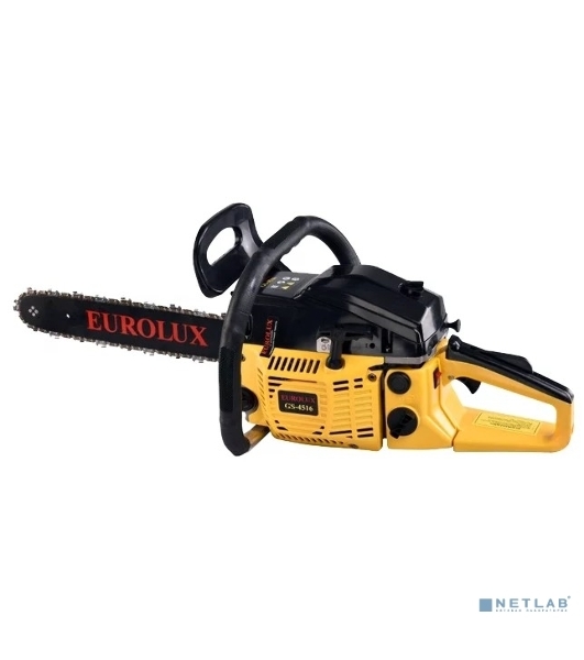 Бензопила EUROLUX GS-4516 1800 Вт (2.45 л.с.) 45 см3 бак 0.55 л шина 40 см шаг цепи 1.5'' 72 звена