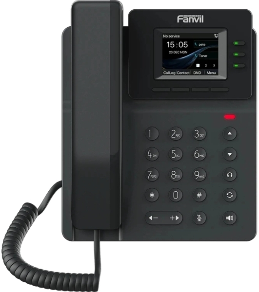 Телефон IP Fanvil V60P черный