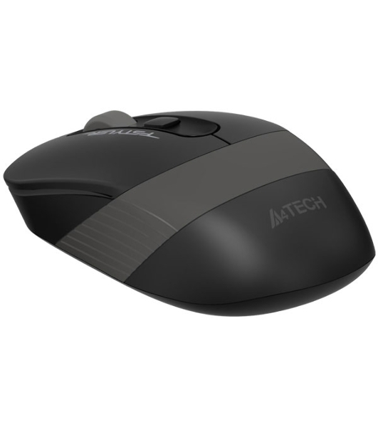 Мышь беспроводная A4Tech Fstyler FG10 черный/серый, 2000 dpi, радиоканал, USB, кнопки - 4
