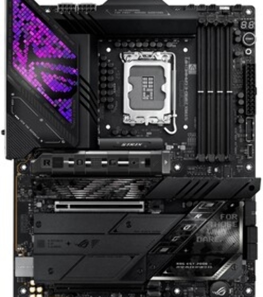 Материнская плата ASUS ROG STRIX Z890-E GAMING WIFI, LGA 1851, Intel Z890, 4xDDR5, 4xSATA, 7xM.2, 1xPCIe 5.0 x16, 1xPCIe 4.0 x16, 1xHDMI, 1xDP, 2xUSB-C Thunderbolt 4, 7xUSB-A 3.2 Gen 2, 3xUSB-A 3.2 Gen 1, 2xUSB-C 3.2 Gen 2x2, 1x 5Gb LAN, 2x3.5 мм, 7.1, ATX