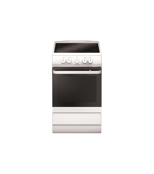 Плита электрическая Hansa FCCW54000 белый, конфорок 4 шт, духовка 68 л, 50 см x 85 см x 60 см