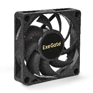 Вентилятор для корпуса ExeGate EX07015H3PM черный, 70 мм, 3000 об/мин, 26 дБ, 3 pin
