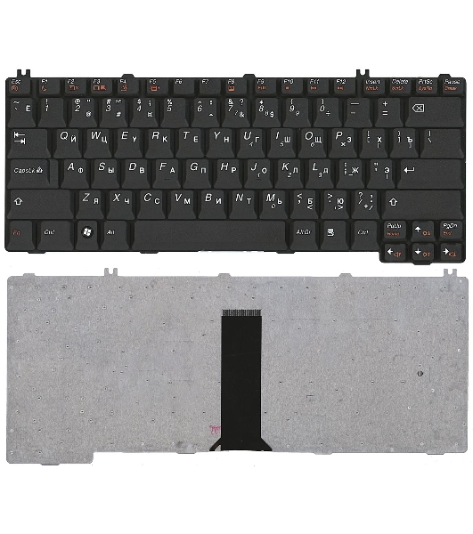 Клавиатура для ноутбука Lenovo Ideapad 3000 C100 C200 N100 N200 N220 N440 N500 V100 V200 Y500 черная