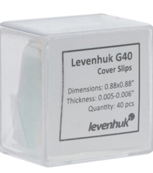 Набор микропрепаратов Levenhuk N18 NG 83предм. прозрачный/черный/оранжевый (29276)