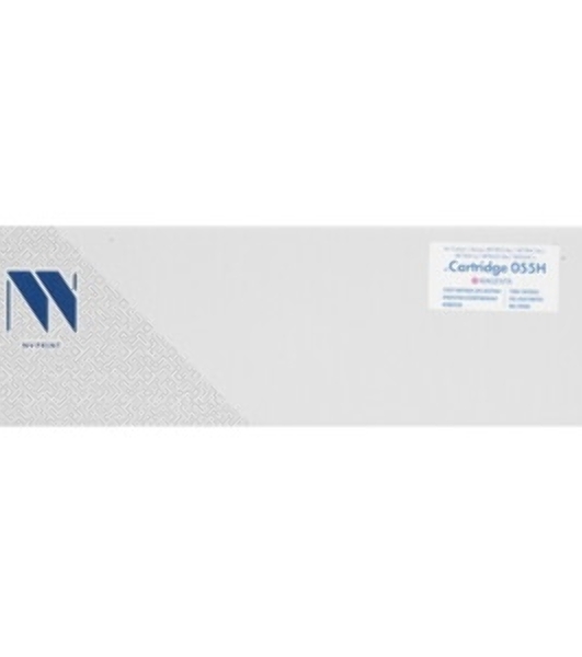 Картридж лазерный NVPrint совместимый NV-055H Magenta (БЕЗ ЧИПА) для Canon i-Sensys MF742Cdw/MF744Cdw/MF746Cx/LBP663Cdw/LBP664Cx (5900k)