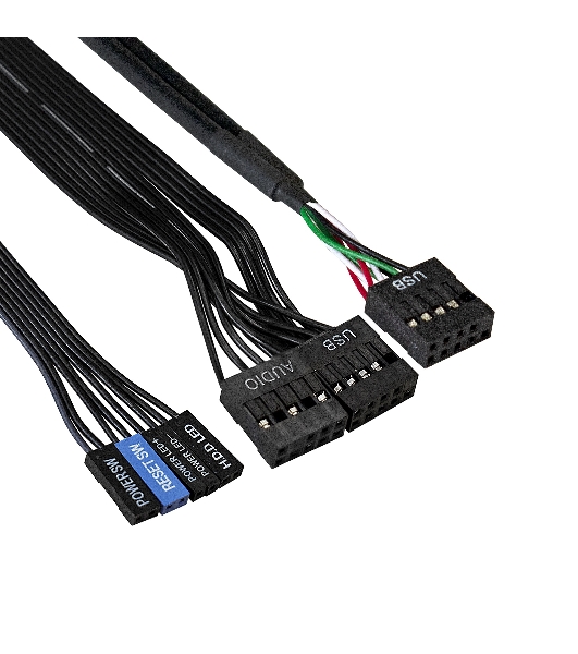 Компьютерный корпус Minitower ExeGate EX291140RUS BAA-105-01AAA350 (mATX, БП AAA350 с вент. 8см, 2*USB, аудио, черный)