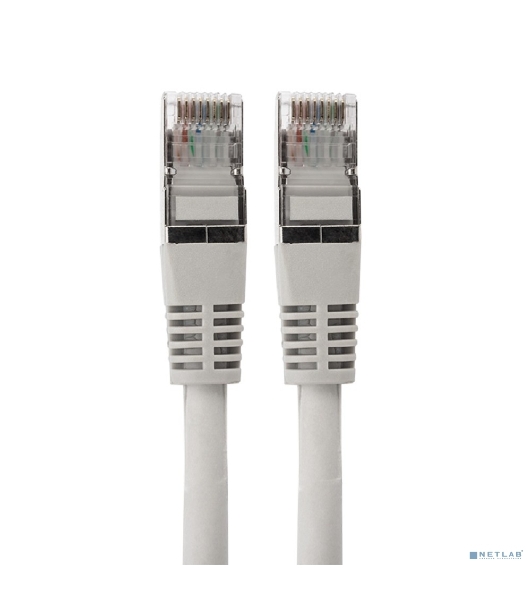 Пaтч-корд F/UTP Rexant, cat.6, RJ45-RJ45, экранированный, PVC серый, 0,5м