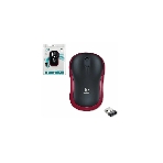 Мышь беспроводная Logitech M185, красный, 1000 dpi, радиоканал, USB, кнопки - 3, фото33