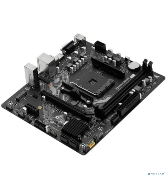 Материнская плата Maxsun Challenger A520M-K, AM4, AMD A520, 2xDDR4, 3xSATA, 1xM.2, 1xPCIe 3.0 x16, 1xPCIe 3.0 x1, 1xHDMI, 1xVGA, 1x 1Gb LAN, 2xUSB-A 3.2 Gen 1, 4xUSB-A 2.0, 3x3.5 мм, 5.1, M-ATX