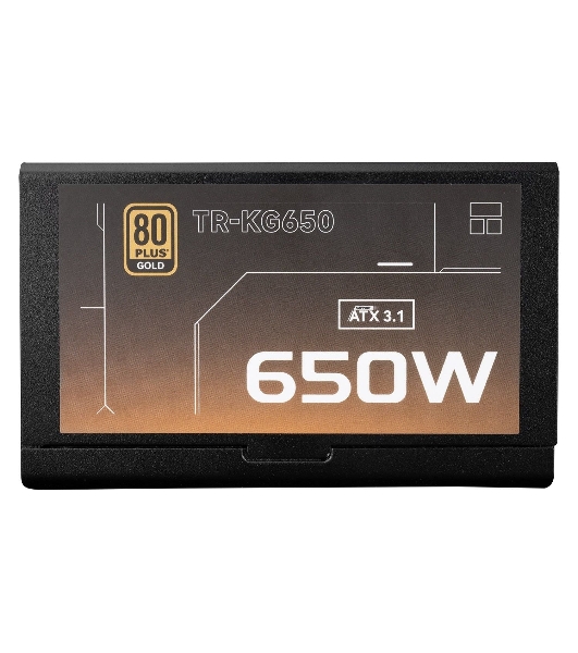 Блок питания Thermalright, 650W 80+ Gold (ATX, 3.1, Full modular, 1x24(20+4)pin, 2xCPU 8(4+4)pin, 2xPCIe*2 8(6+2)pin, 3xSATA3, 2xMOLEX4pin, Active, 120x120мм, 150x140x86mm, APFC, OVP, UVP, SCP, OCP, OTP, OPP, black)