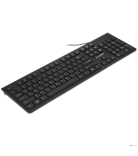 Комплект клавиатура+мышь Gembird KBS-9050L проводной, USB, 1000 DPI, чёрный