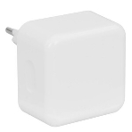 Сетевое зарядное устройство 1USB+1Type-C 3.0A PD30W+QC3.0 быстрая зарядка для Lightning 8-pin Type-C Borofone BAS76A (White), фото 1