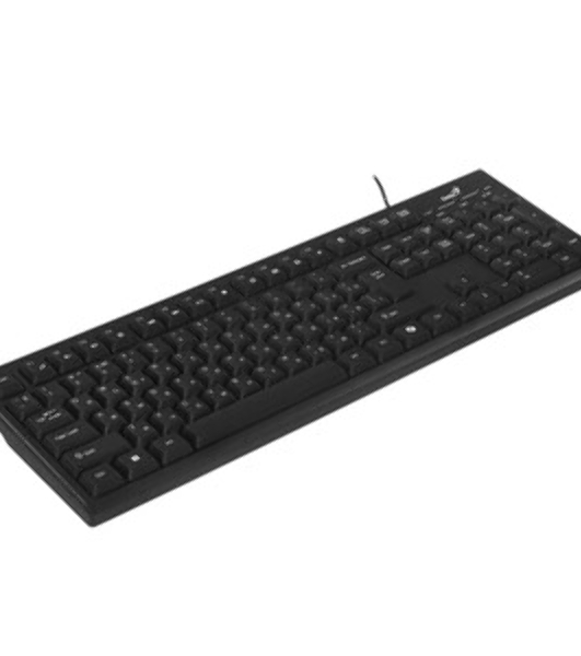 Комплект клавиатура+мышь Genius KM-100SE проводной, USB, 1200 DPI, чёрный