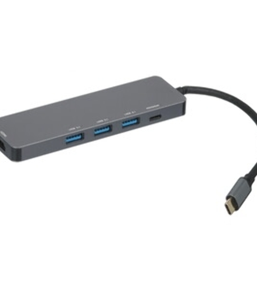USB-концентратор Gembird UHB-D1, USB Type-C, USB/USB Type-C/PD100W/HDMI, USB Type-C