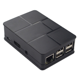 Корпус ACD черный ABS Plastic Case Brick style w/Camera cable hole for Raspberry Pi 3